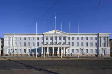 Helsingfors stadshus sett framifrån.