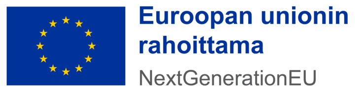 EU-logo, Euroopan unionin rahoittama, NextGenerationEU